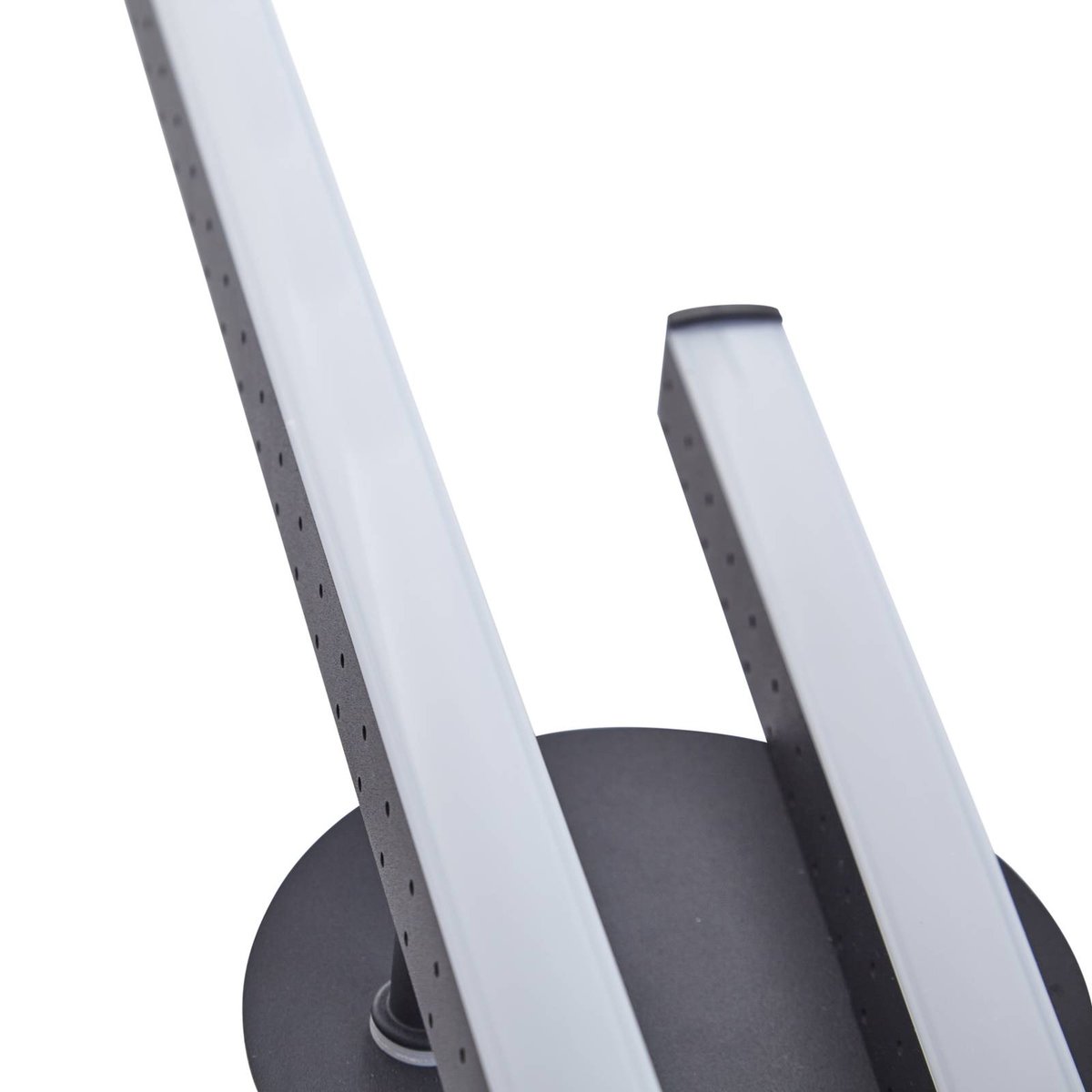 Plafonnier en aluminium moderneLED, Aurendor noir mat, LINDBY