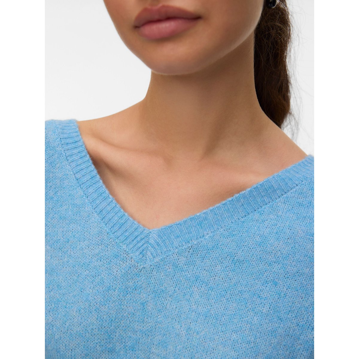 Pull En Maille bleue - glacier lake, VERO MODA