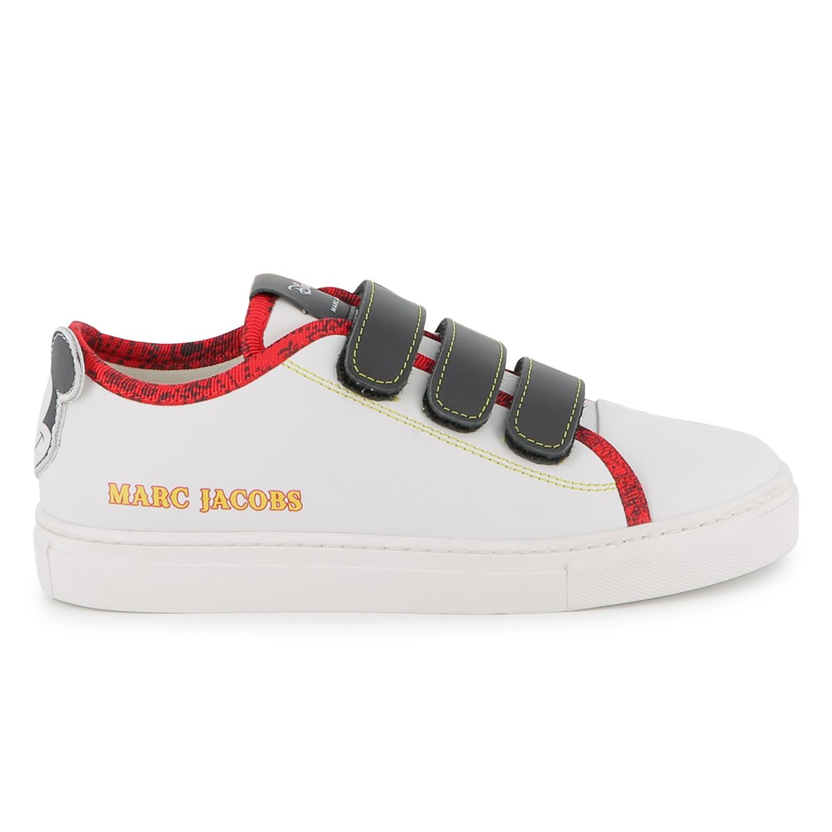 Baskets en cuir de vache blanc, MARC JACOBS