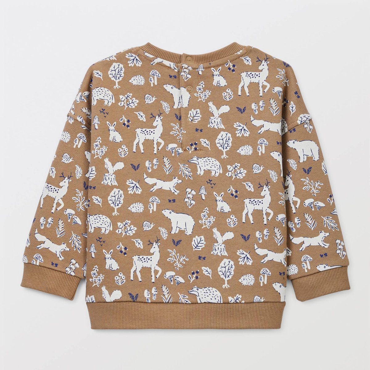 Sweat imprimé en coton BIO GOTS panicaut, BOUT'CHOU