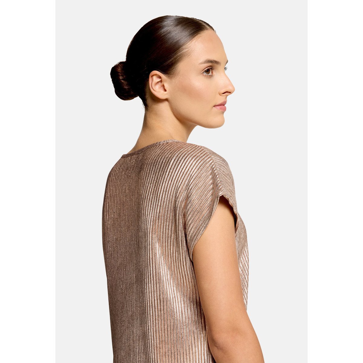 Haut casual à effet brillant beige, BETTY BARCLAY
