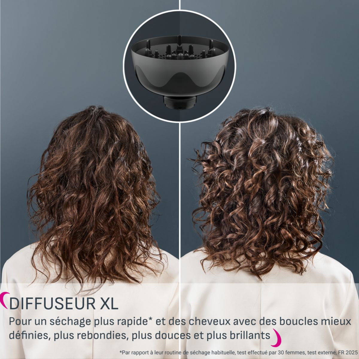 Diffuseur sèche-cheveux Curl Harmony CV7D30C0 couleur unique, CALOR