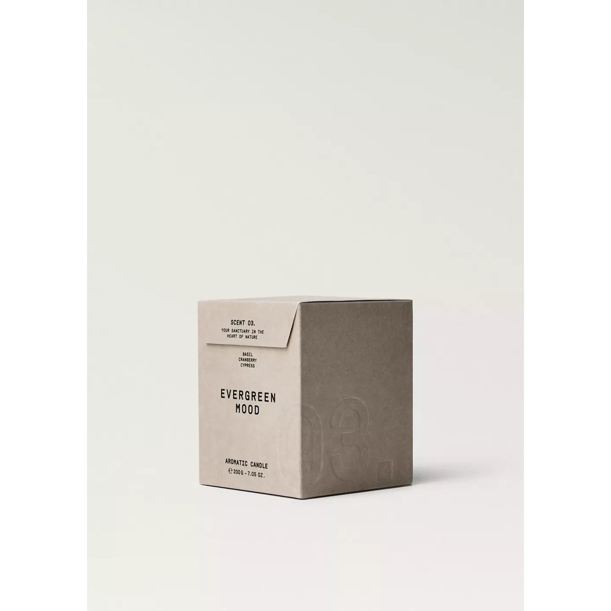 Bougie parfumée EVERGREEN MOOD 200 g marron, MANGO HOME