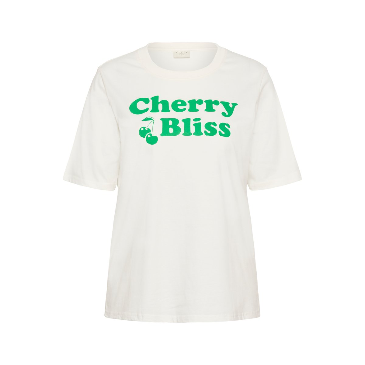 T-shirt à manches courtes blanc chalk, KAFFE CURVE