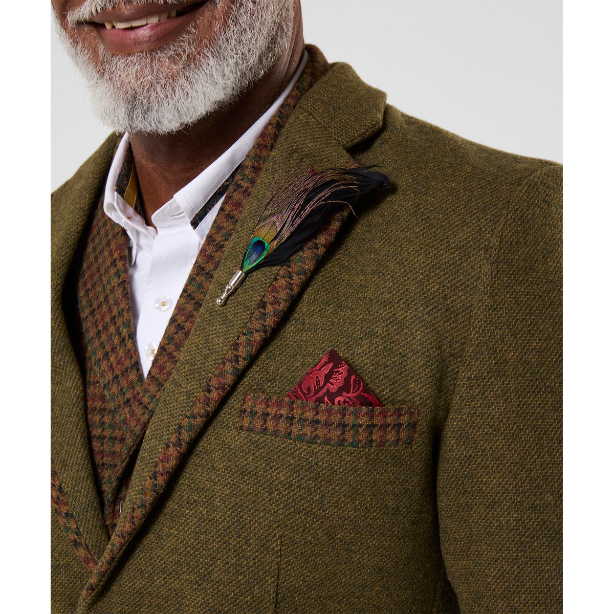 Élégant Blazer à Finitions Tradition vert, JOE BROWNS