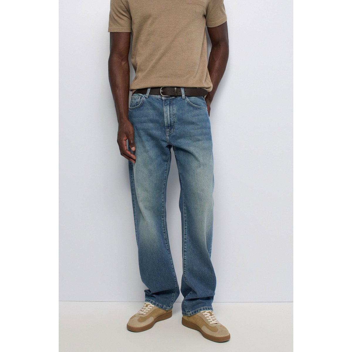 JEANS STRAIGHT FIT bleu vintage, SALSA JEANS