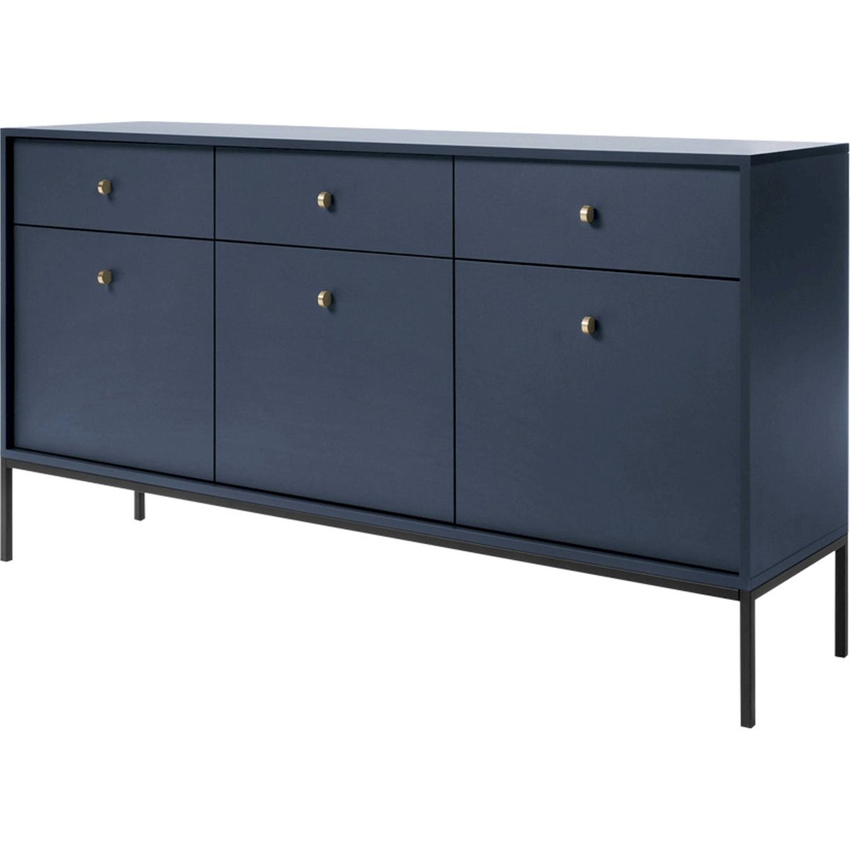 Buffet 3 portes tiroirs collection MONNE bois beige, RECOLLECTION