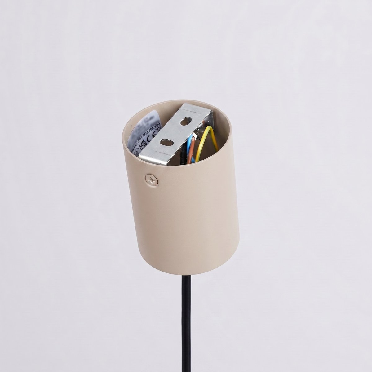Suspension Acier Taupe E27 1 Nox taupe, EDEN