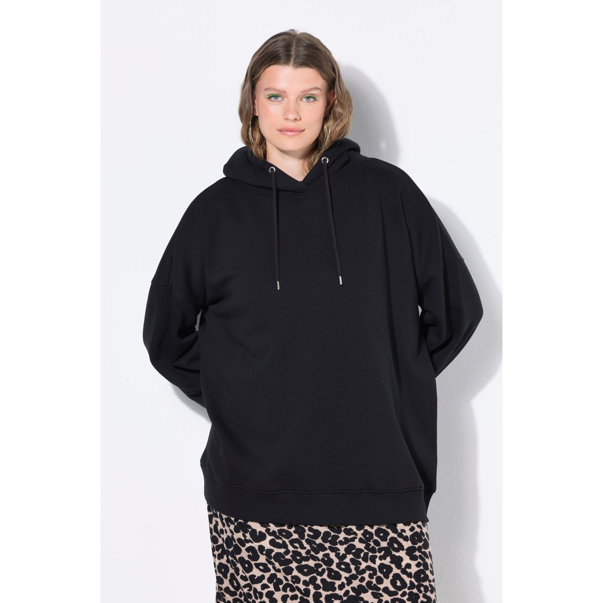 Sweat-shirt à capuche oversize noir, STUDIO UNTOLD