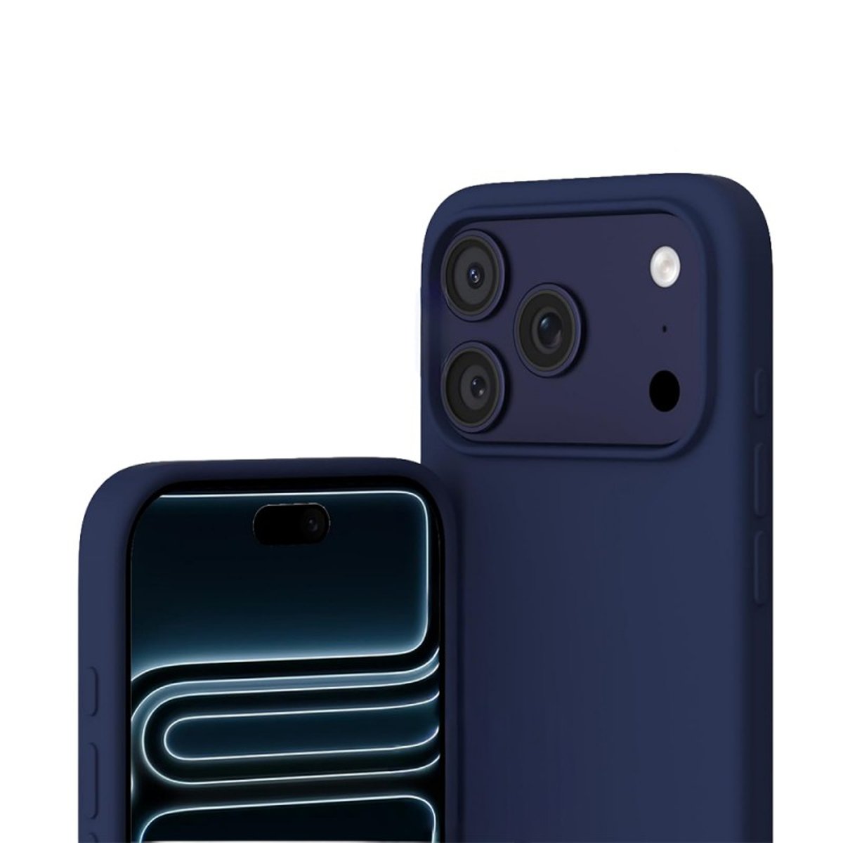 Coque iPhone 17 Pro Max antichoc + 2 vitres bleu, EVETANE
