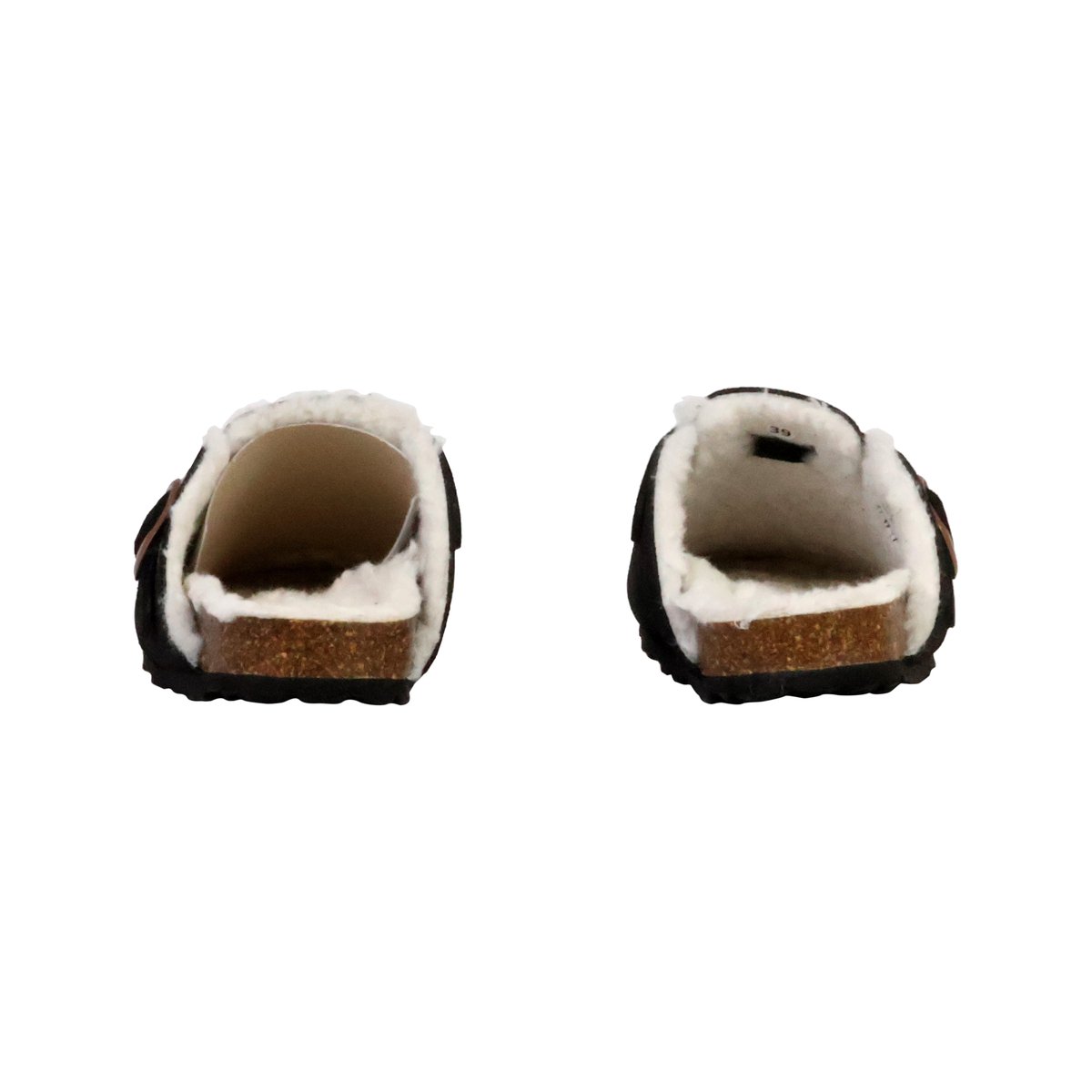 Mules Cuir Joana noir, THE DIVINE FACTORY