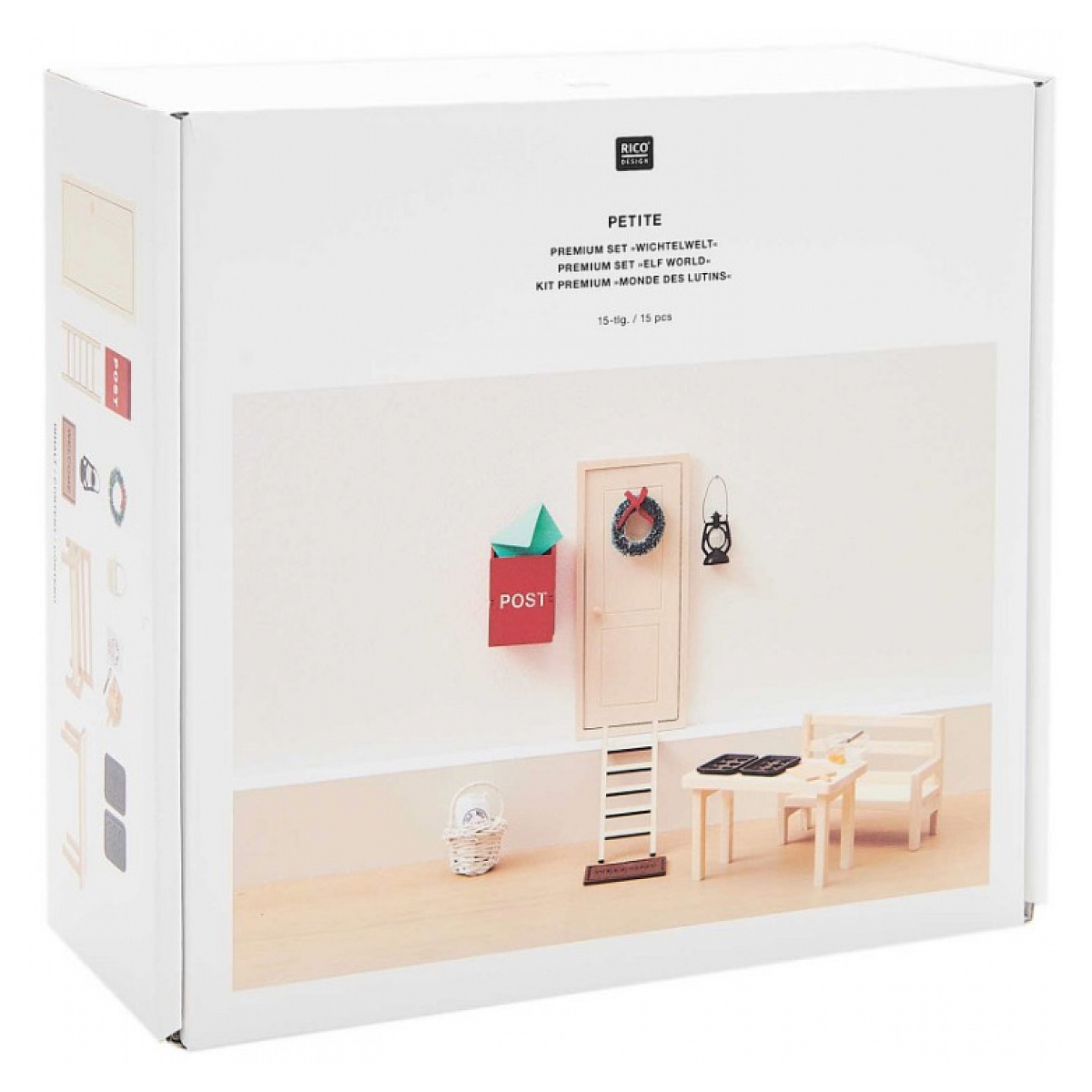 Kit premium Monde des lutins couleur unique, RICO DESIGN