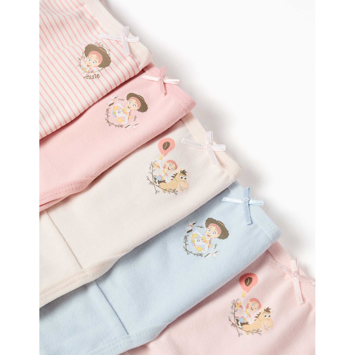 Lot de 5 culottes en coton avec imprimés Jessie multicolore, ZIPPY