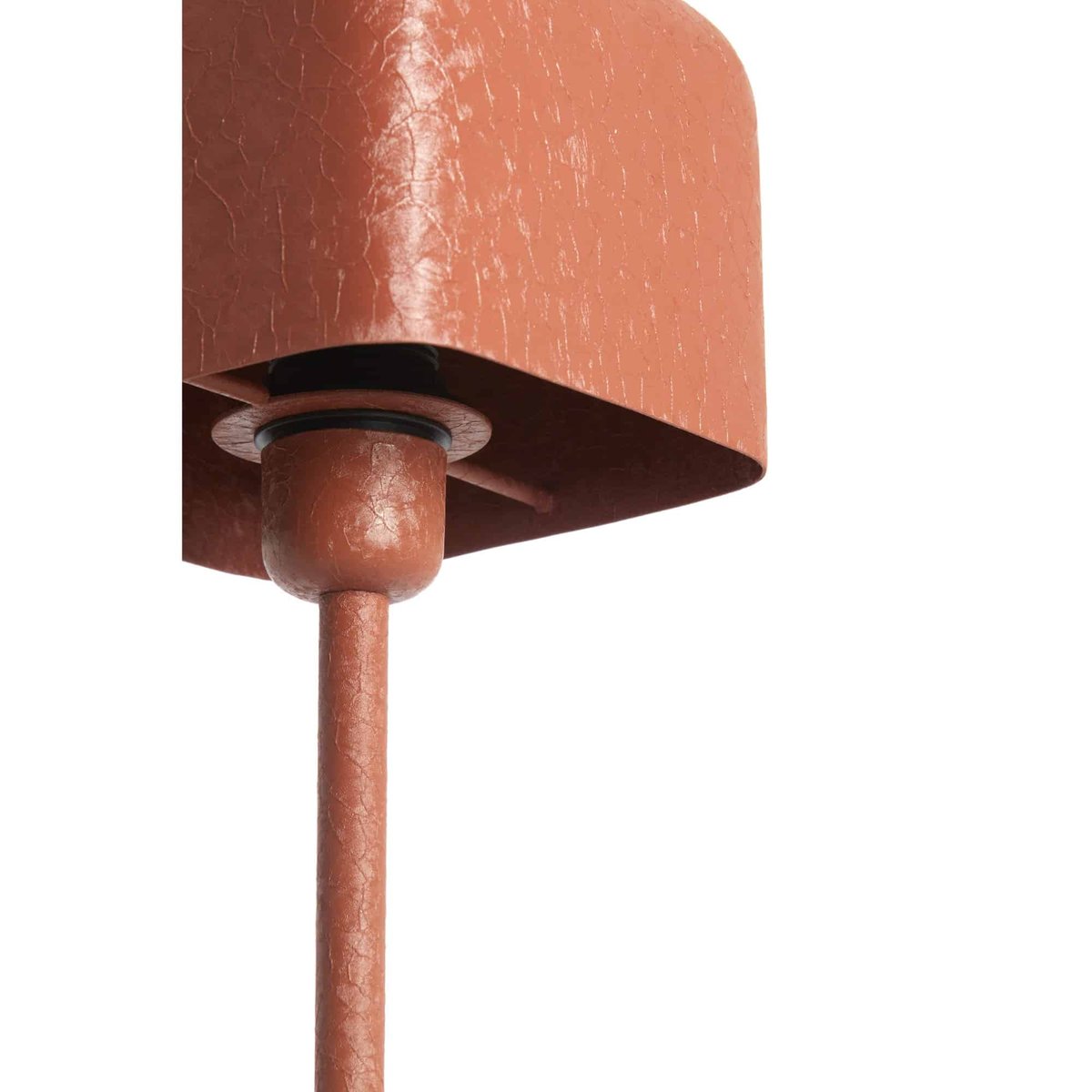Lampe À Poser Métal ELENIE orange foncé, LIGHT & LIVING 