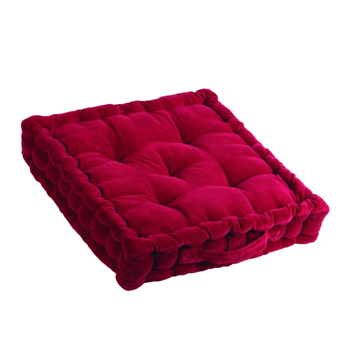 Coussin Matelas Coton Velours, Gallica Geo sangria, C DESIGN HOME TEXTILE