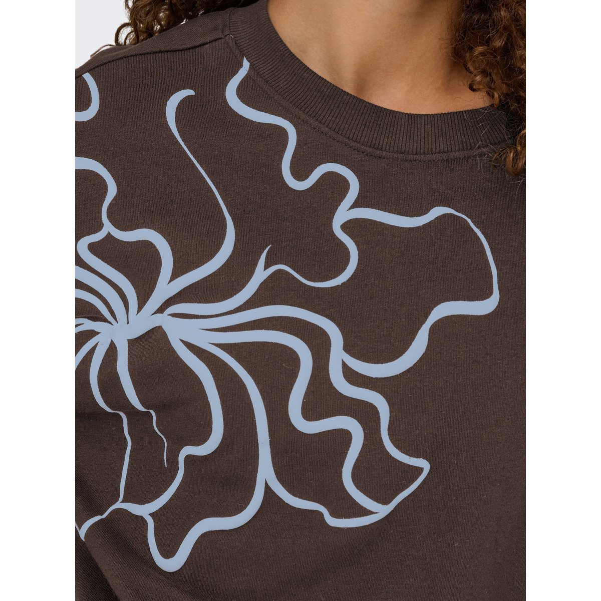 Sweat-Shirt marron - bracken 1, ONLY