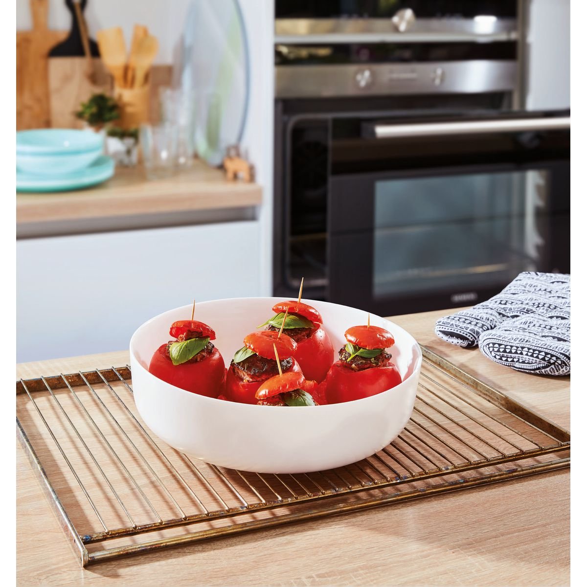 Plat à four rond 22cm -SMART CUISINE DIWALI blanc, LUMINARC
