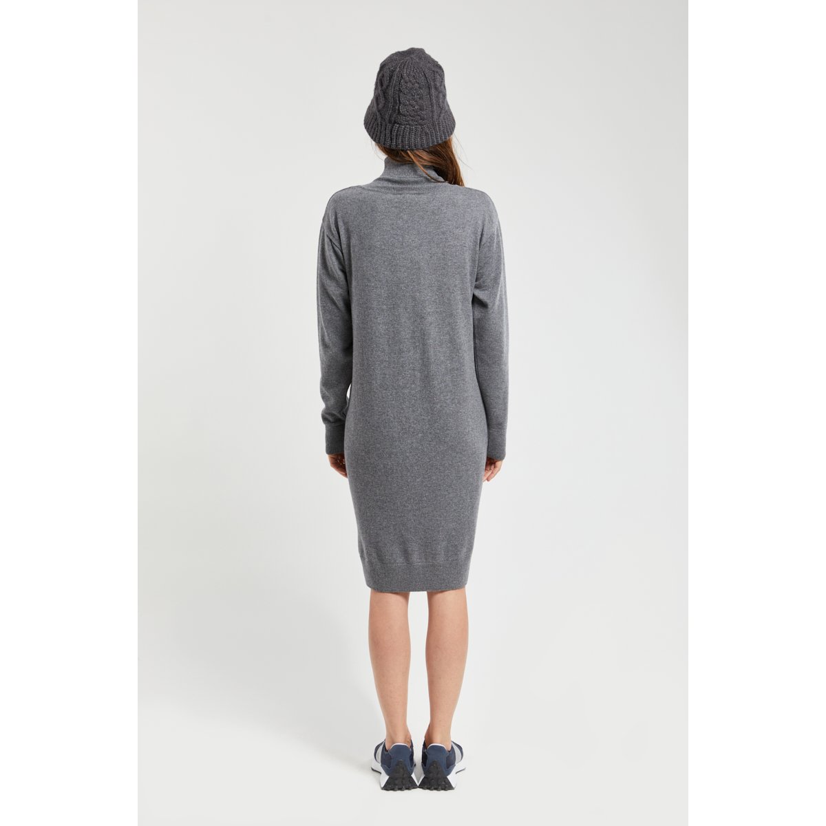 Robe col roulé Héritage en laine et cachemire HERITAGE misty grey, ARMOR-LUX