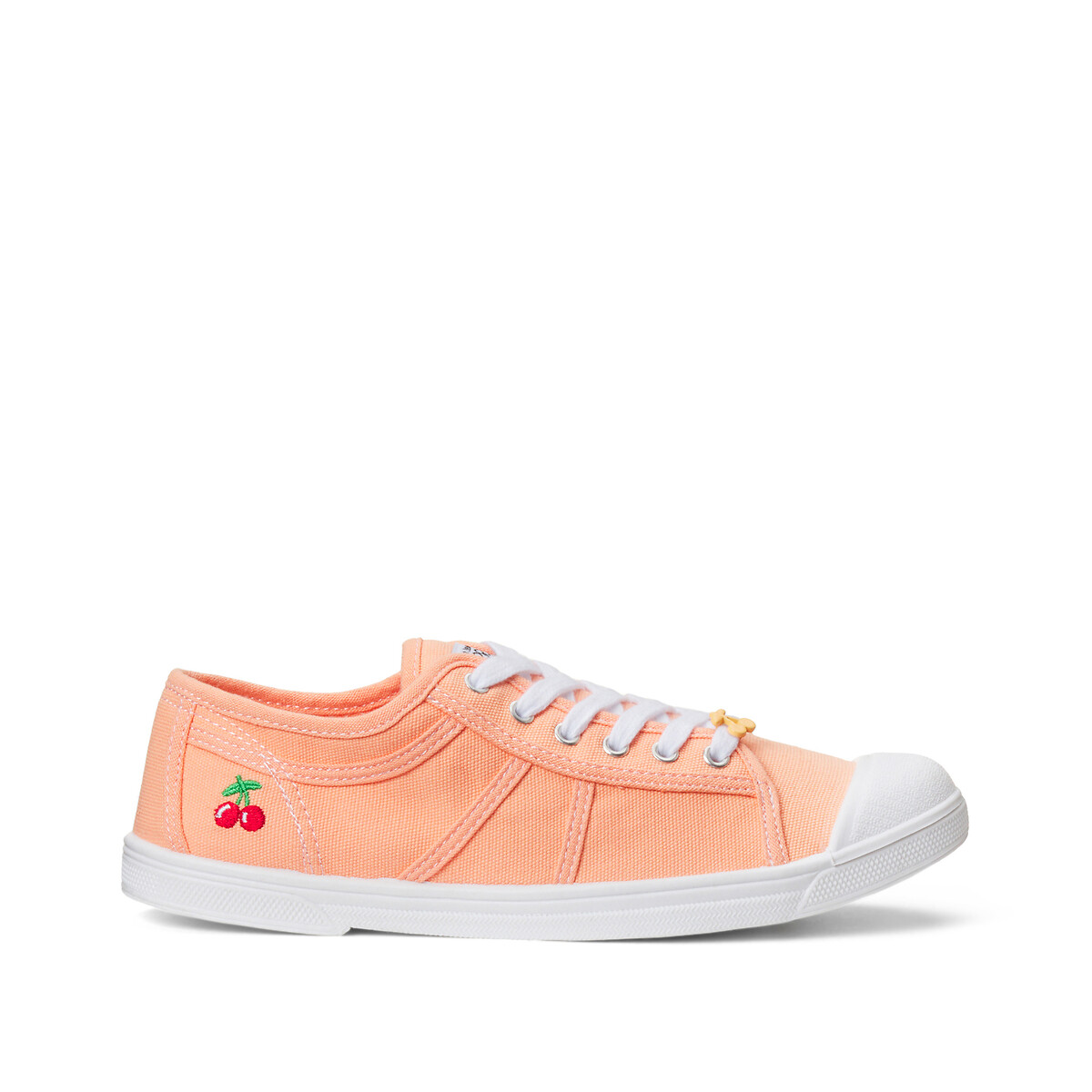 Baskets en toile LTC Basic 02 orange, LE TEMPS DES CERISES