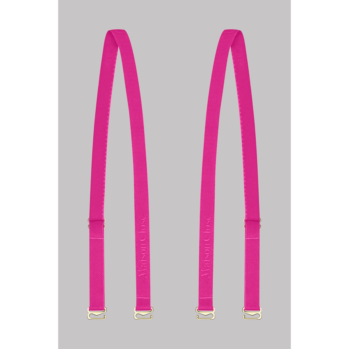 Bretelles SIGNATURE rose, MAISON CLOSE