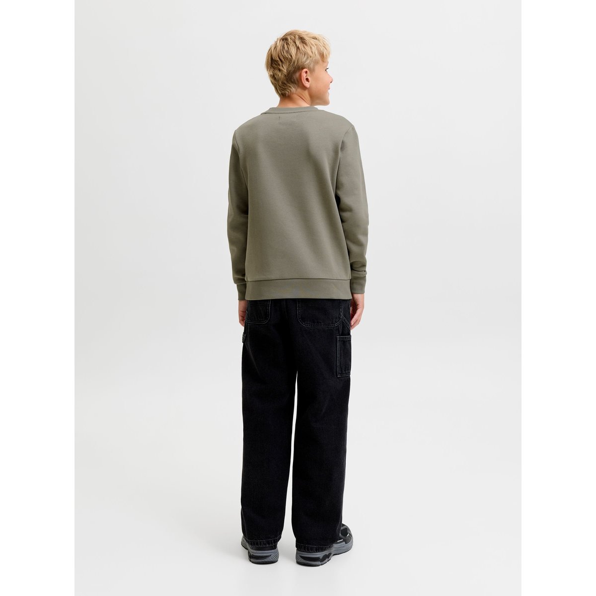 Sweat-Shirt vetiver, JACK & JONES JUNIOR