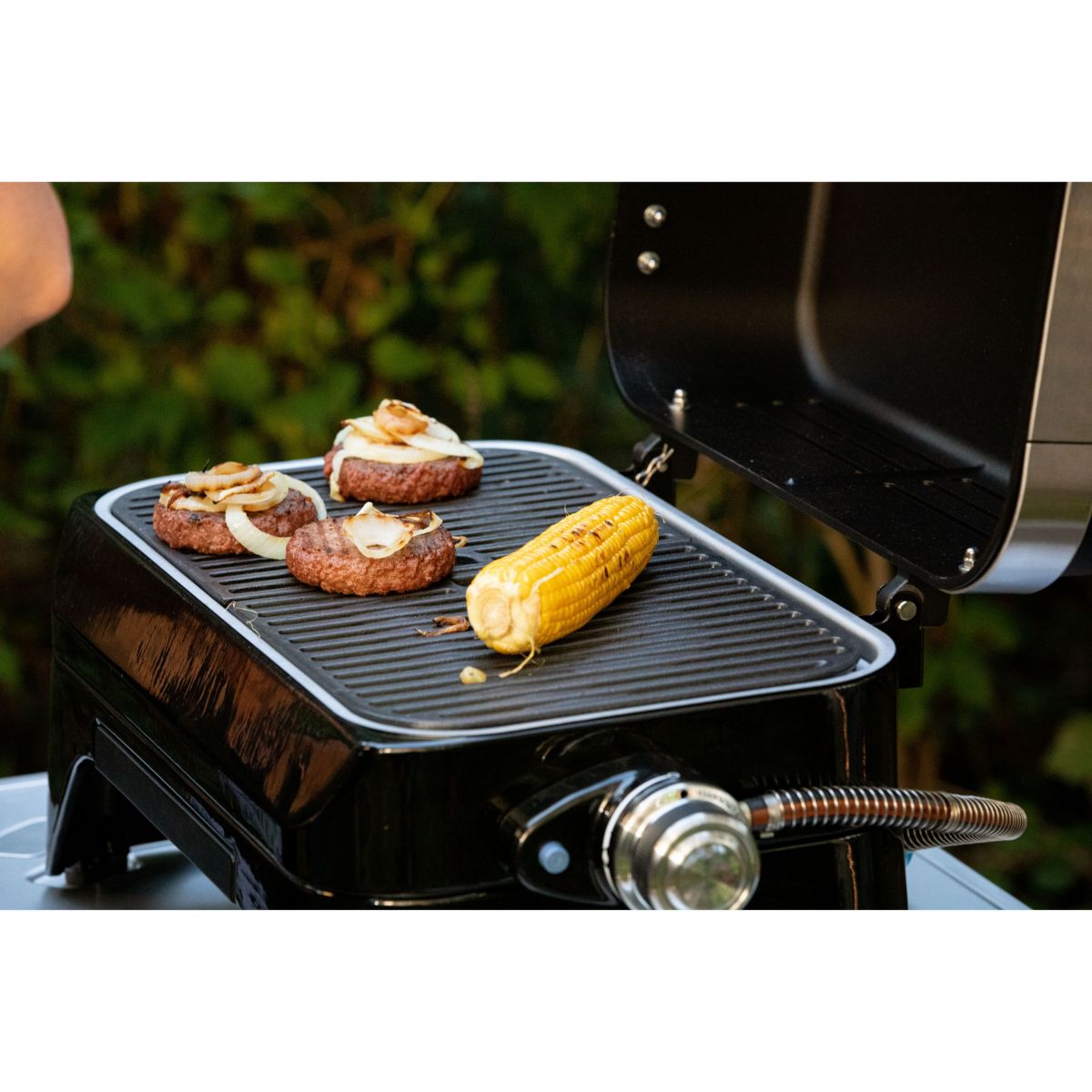 Barbecue gaz ATTITUDE 2GO inox à poser, 48x26 cm noir, CAMPINGAZ
