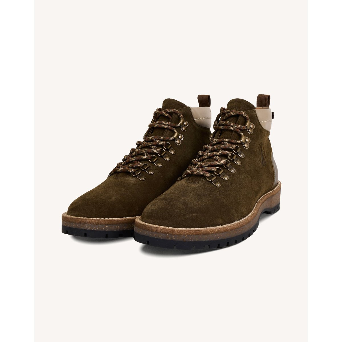 Chaussures cuir HAWTHORN kaki, FAGUO