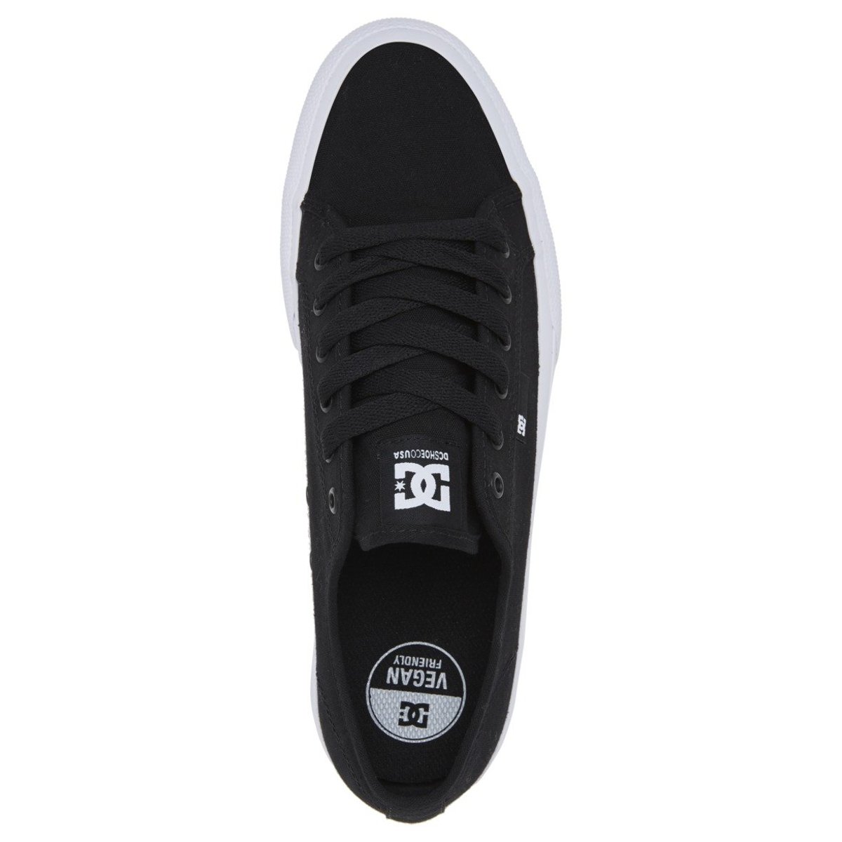 Baskets MANUAL. noir black/white, DC SHOES