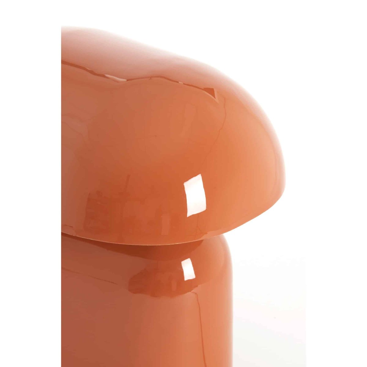 Lampe À Poser Métal TODD orange foncé, LIGHT & LIVING 