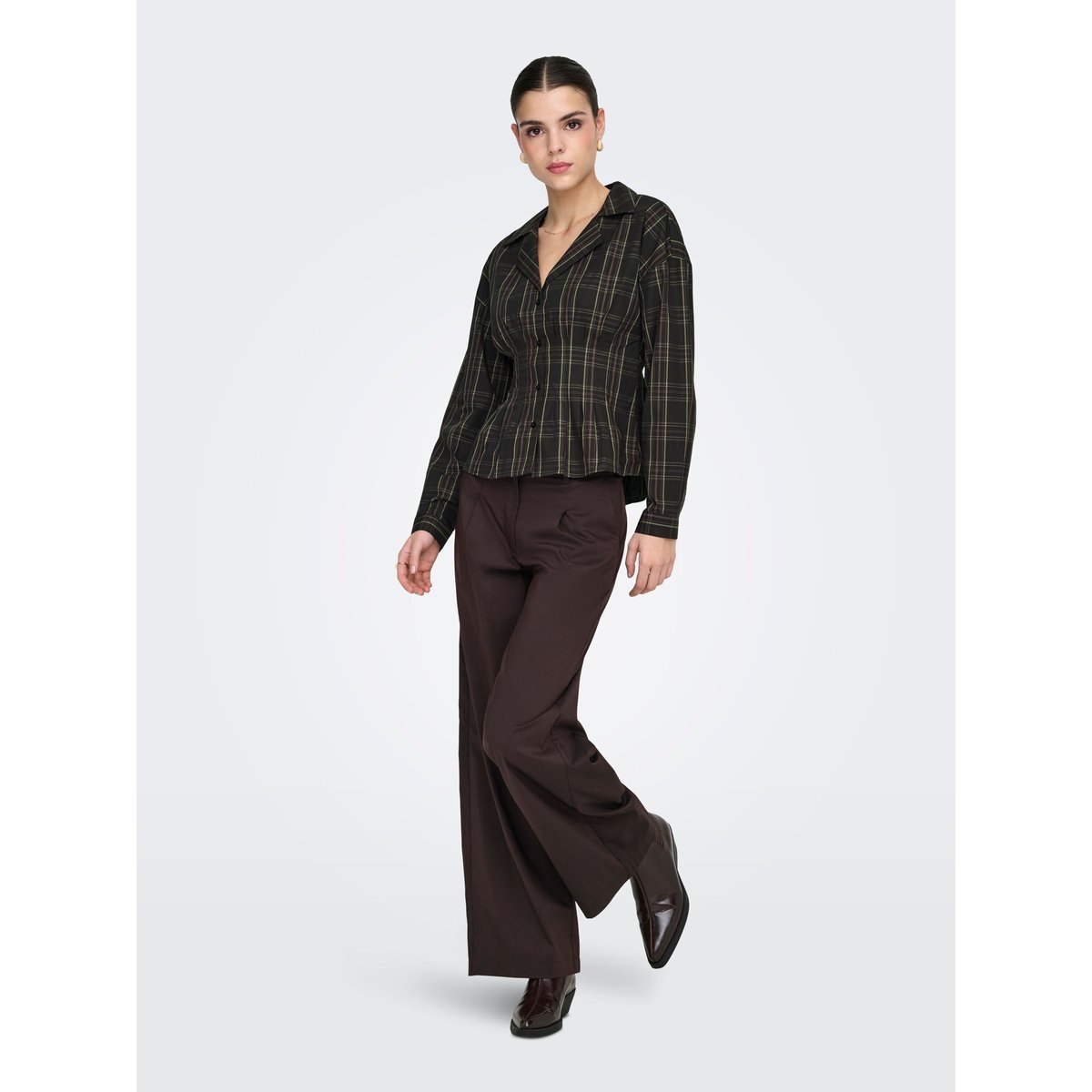Chemise marron - slate black, JDY