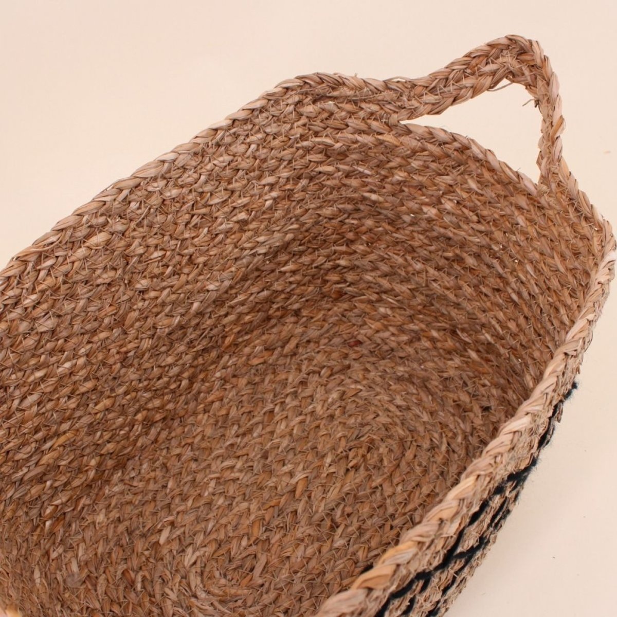 Panier rectangulaire en fibres naturelles 38x26cm naturel, ORNAMI