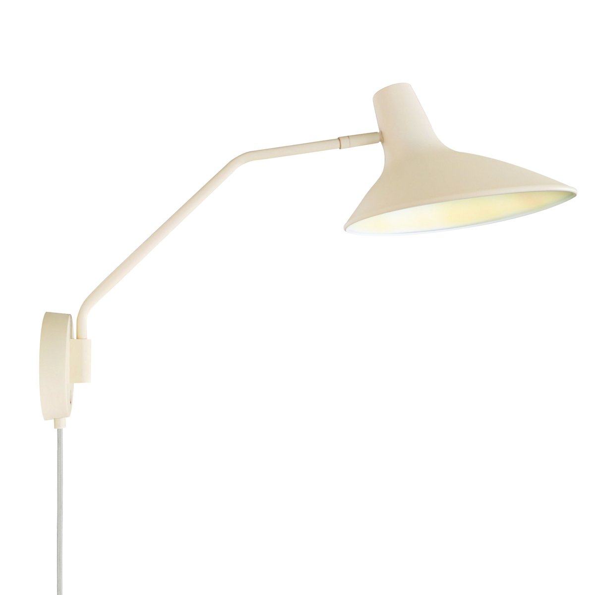 Applique et lampe de chevet design industriel en métal, DARCI sablé, DESIGN FOR THE PEOPLE
