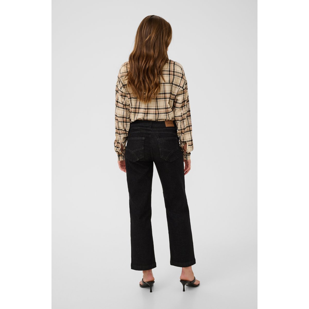 Jeans noir halifax black washed denim, CREAM