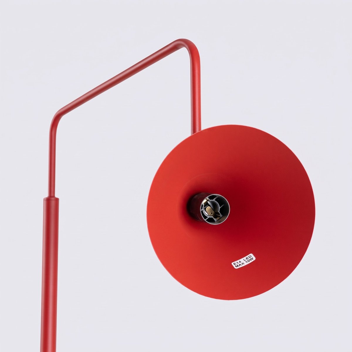 Lampadaire Rouge E14 1 Nox rouge, EDEN