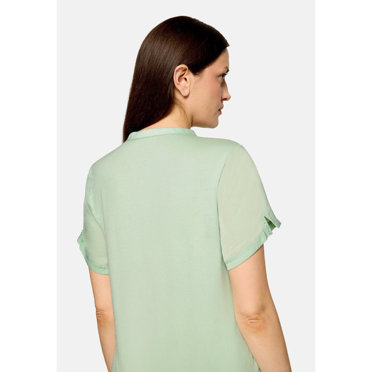 T-shirt façon blouse manches courtes gossamer green, CARTOON