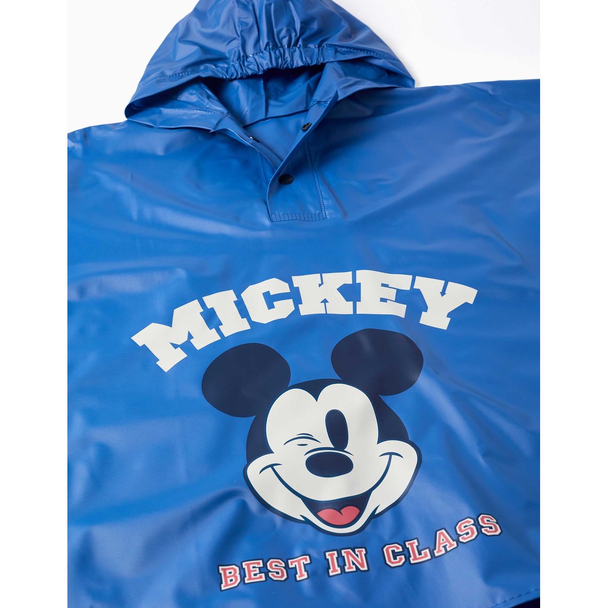Poncho de pluie avec capuche et imprimé Mickey bleu, ZIPPY