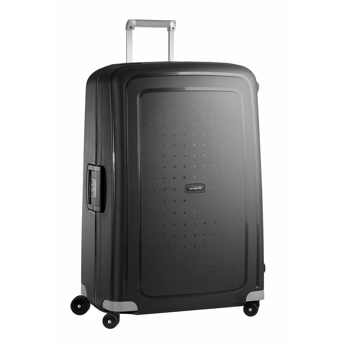 Mala de viagem extra grande S'Cure, 81 cm, 4 rodas e fechadura, da Samsonite preto , SAMSONITE