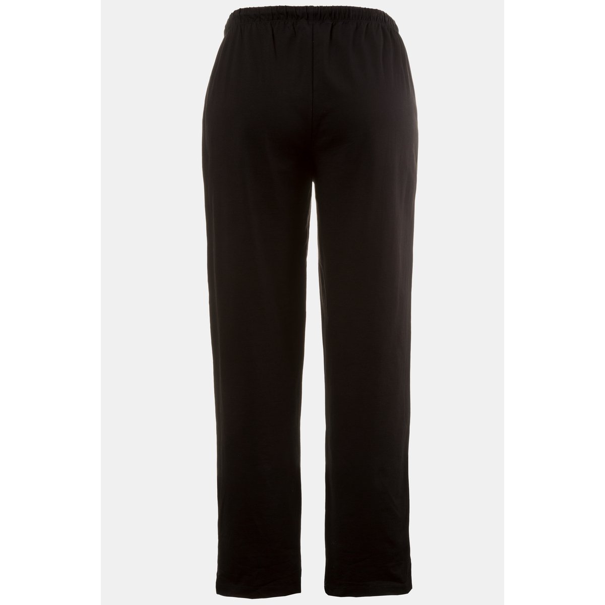 Pantalon Slim Fit à taille élastique. Bas noir, ULLA POPKEN
