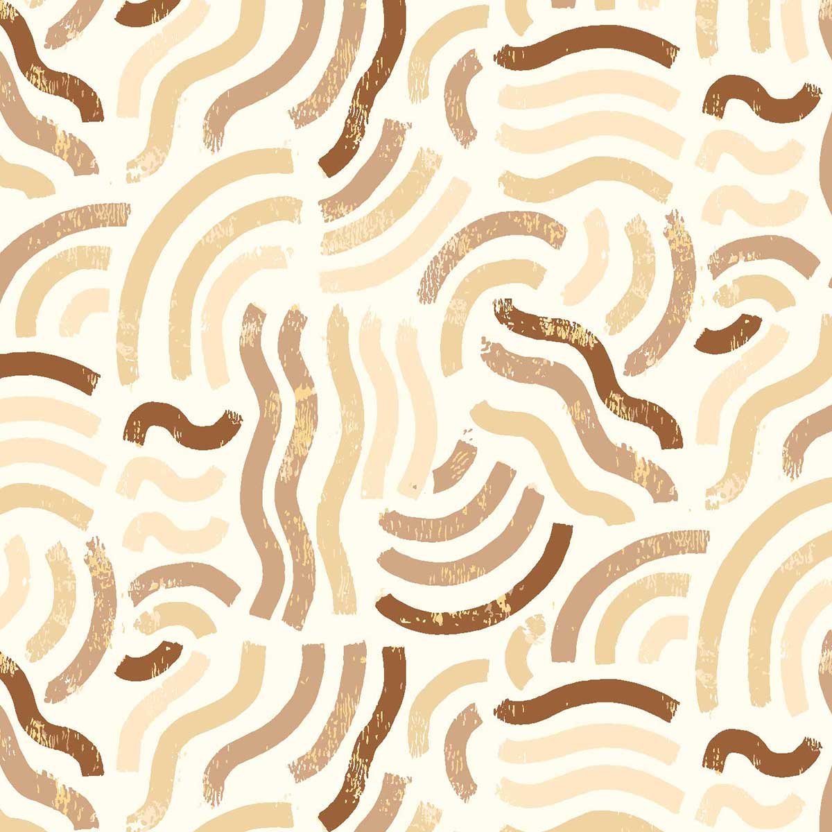 Papier peint papier ton terre intissé, HEXOA