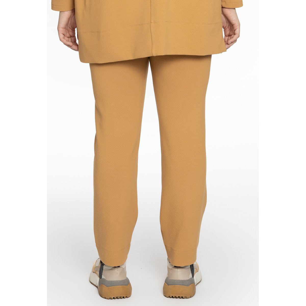 Pantalon cigarette fit brun clair, YOEK