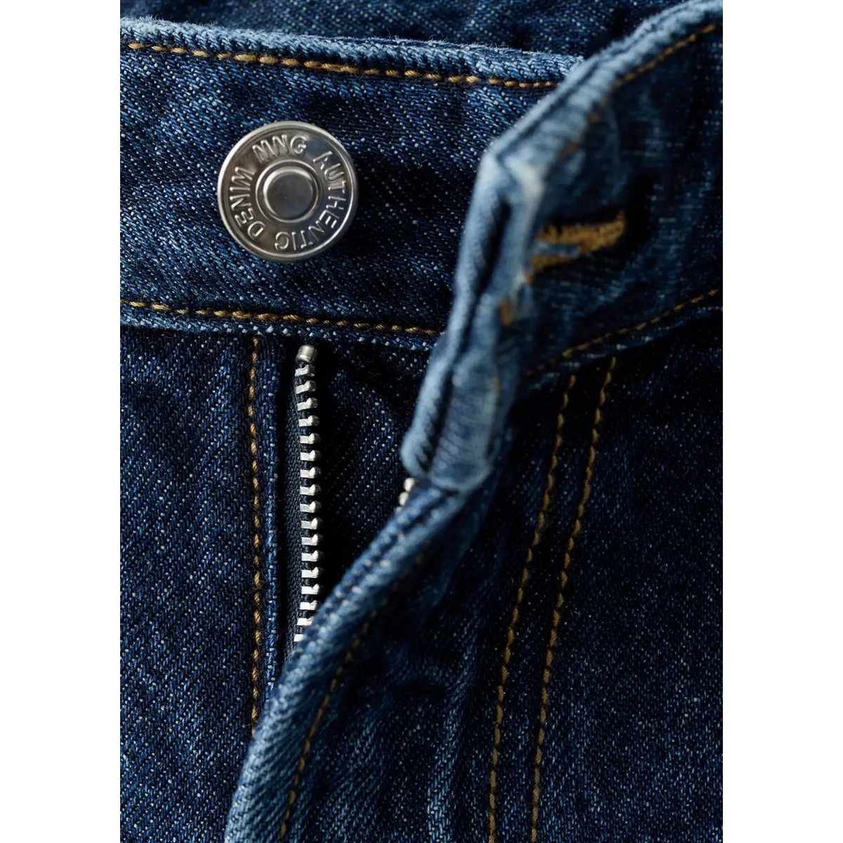Jean relaxed-fit bleu foncé, MANGO TEEN