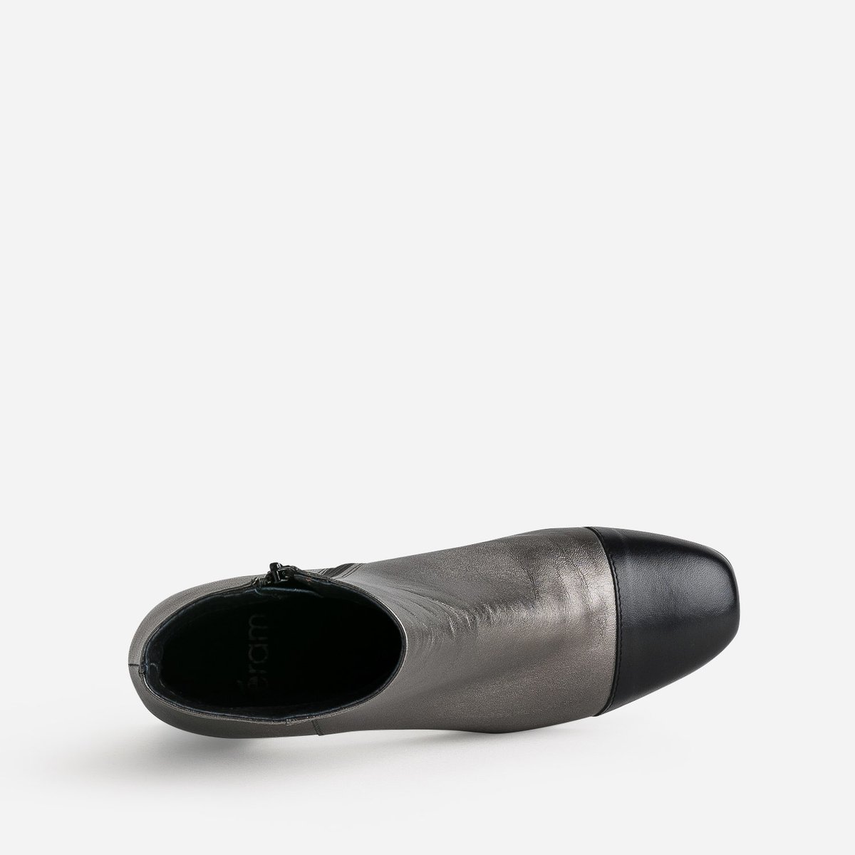 Boots À Talon en cuir SOFIA argent, ERAM