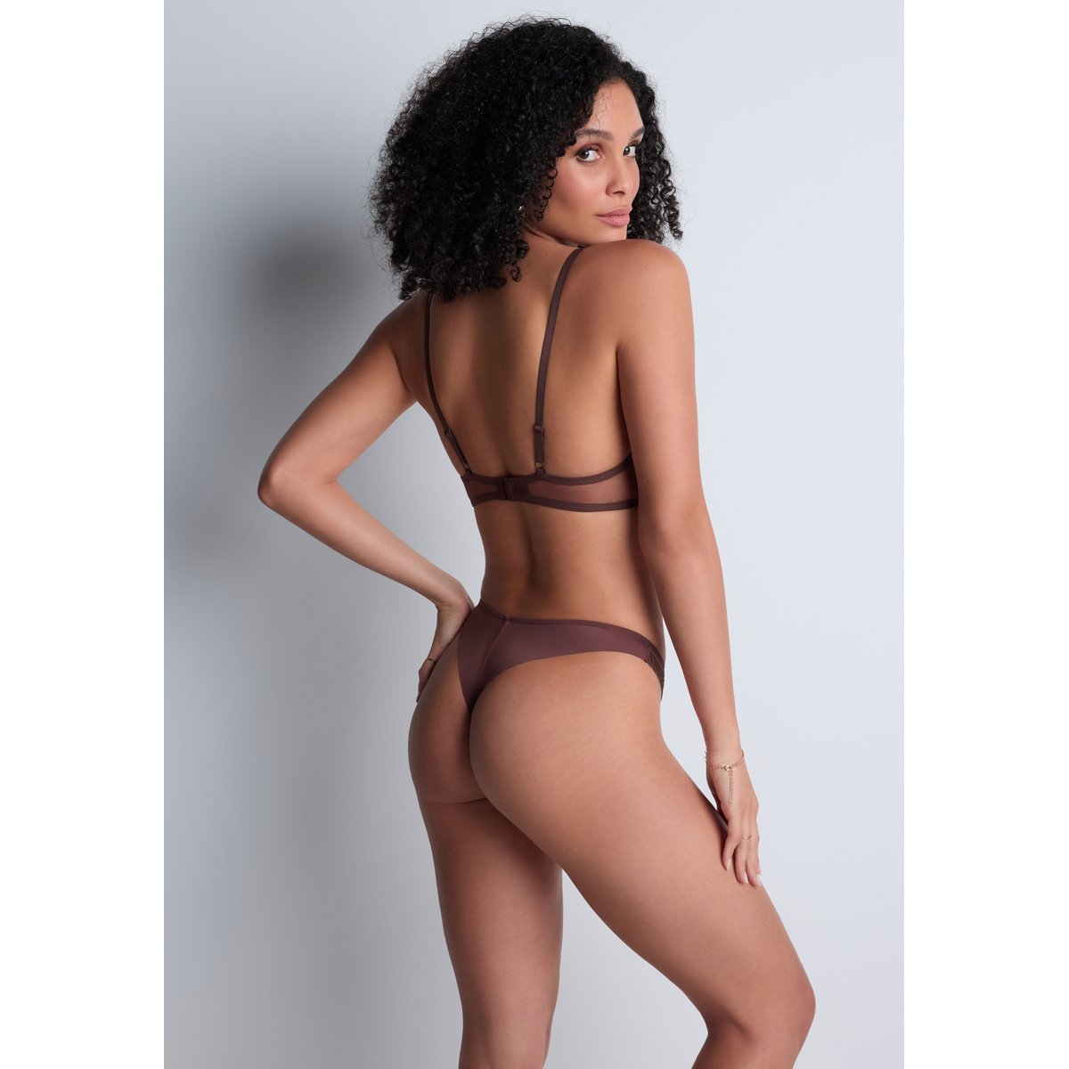 Soutien gorge Triangle avec armatures Sheer Emotion brun, AUBADE