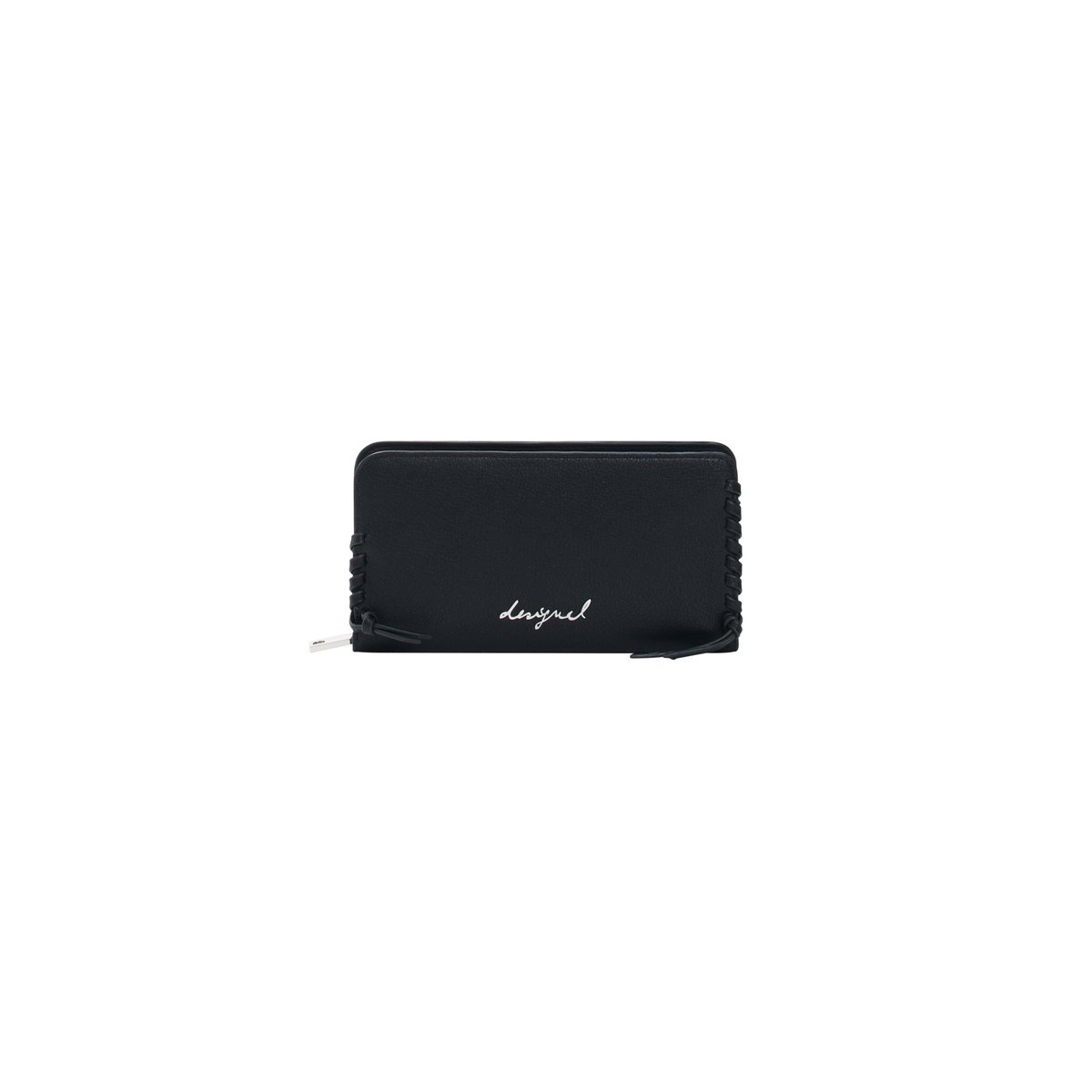 Portefeuille moyen logo noir, DESIGUAL