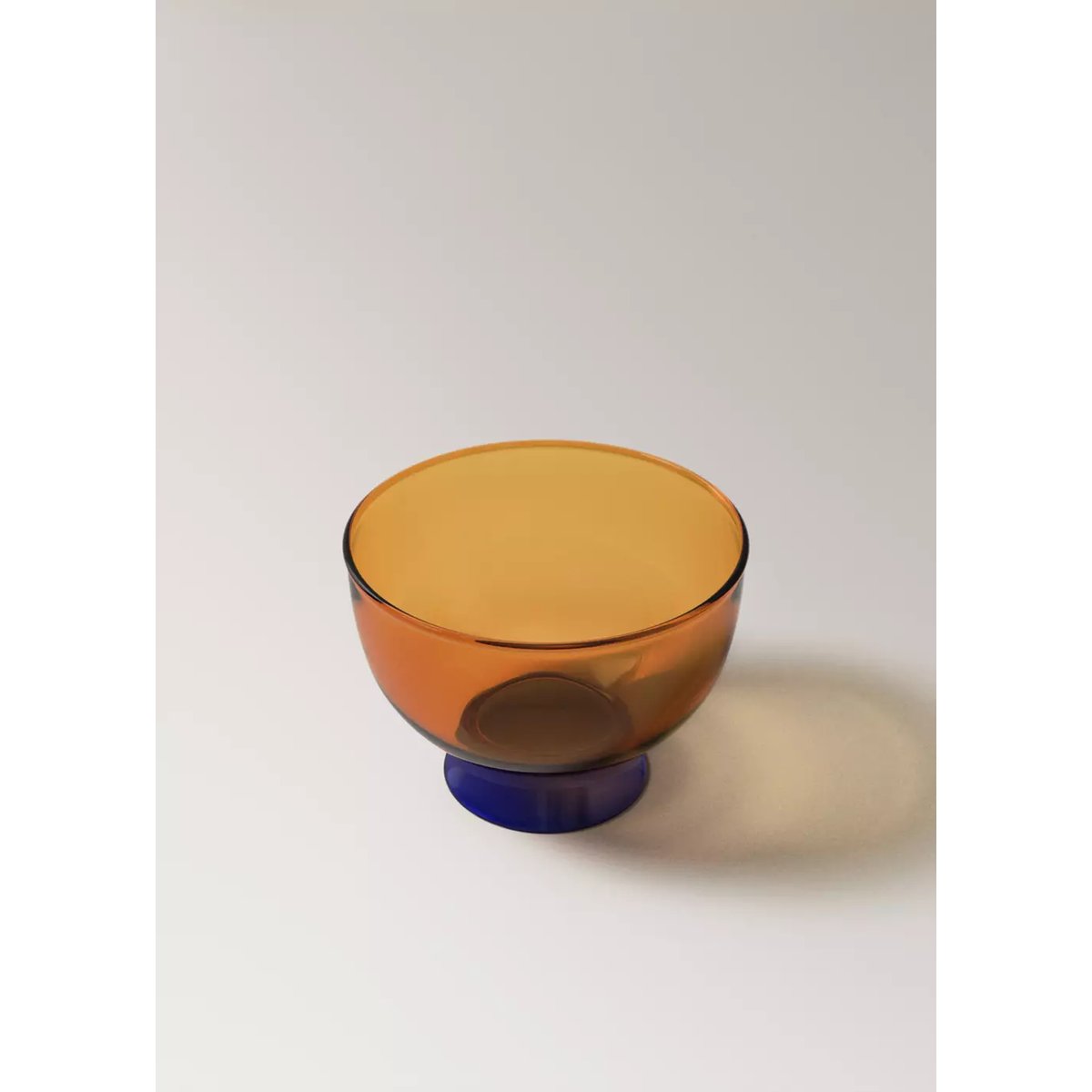 Bol en verre bicolore orange, MANGO HOME