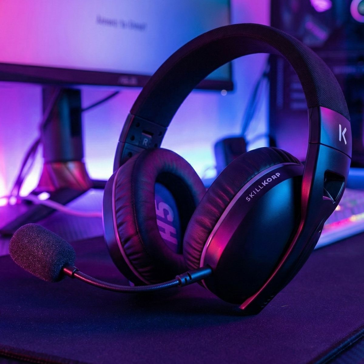 Casque gamer H5 NOIR SANS FIL Access couleur unique, SKILLKORP