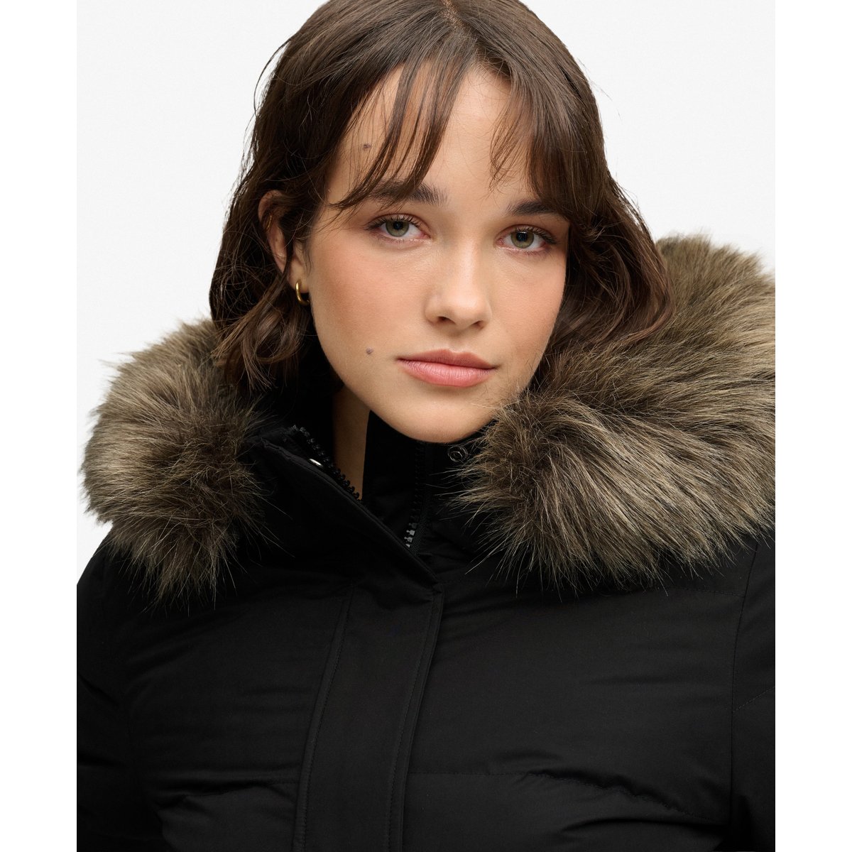 Blouson Bomber Everest Ella noir, SUPERDRY