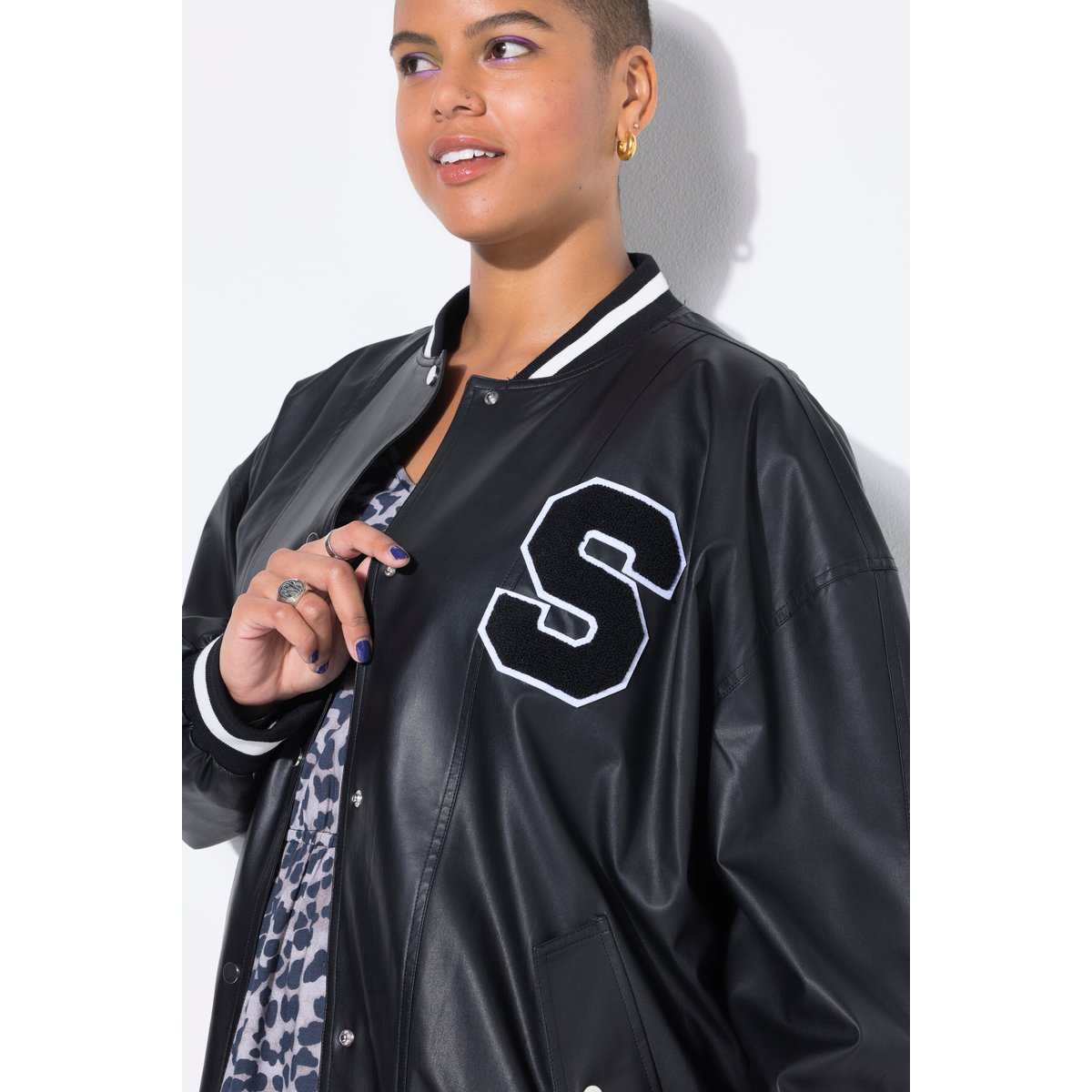 Veste en simili noir, STUDIO UNTOLD