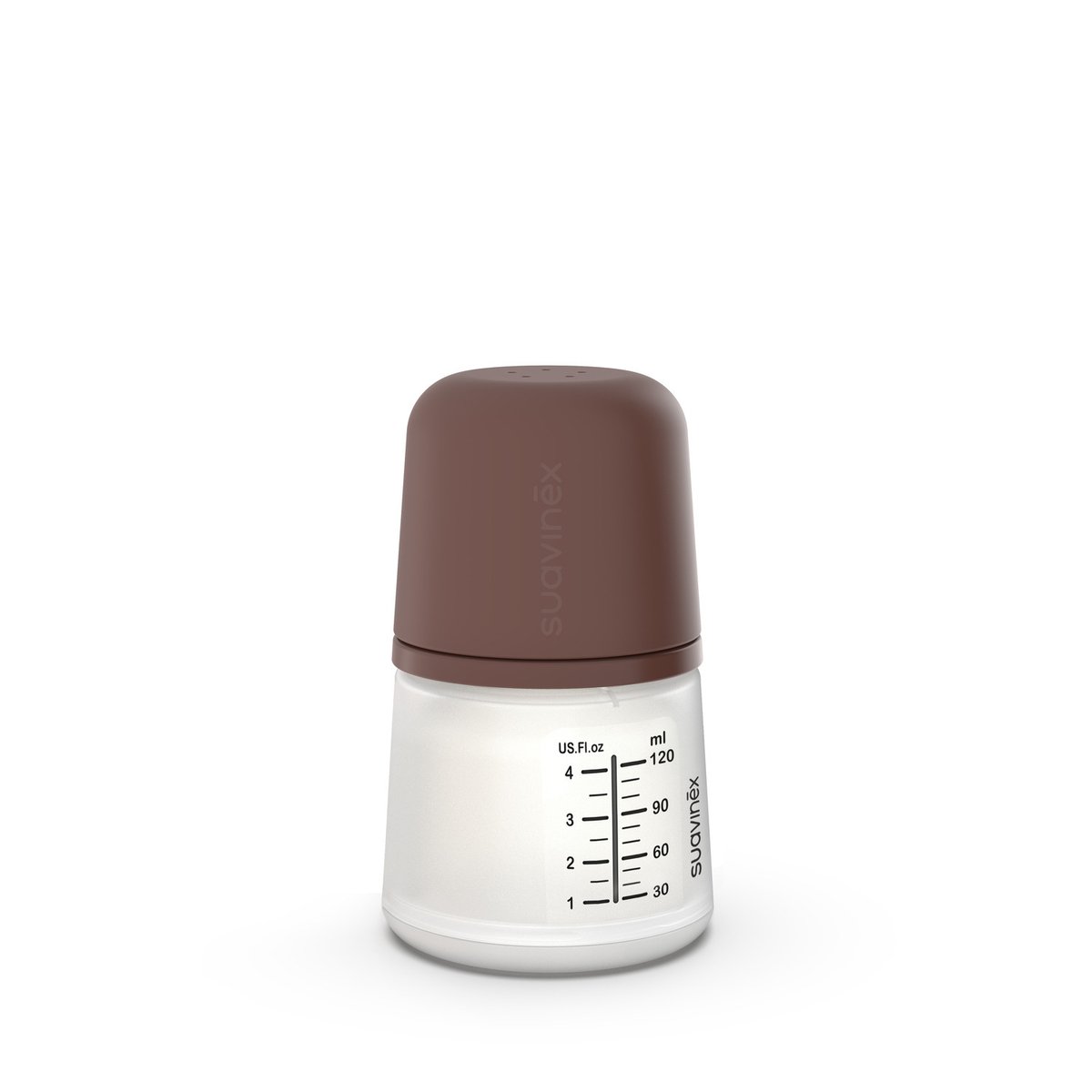 Biberon anti-colique spécial allaitement 120 ml ZERO.ZERO caramel, SUAVINEX