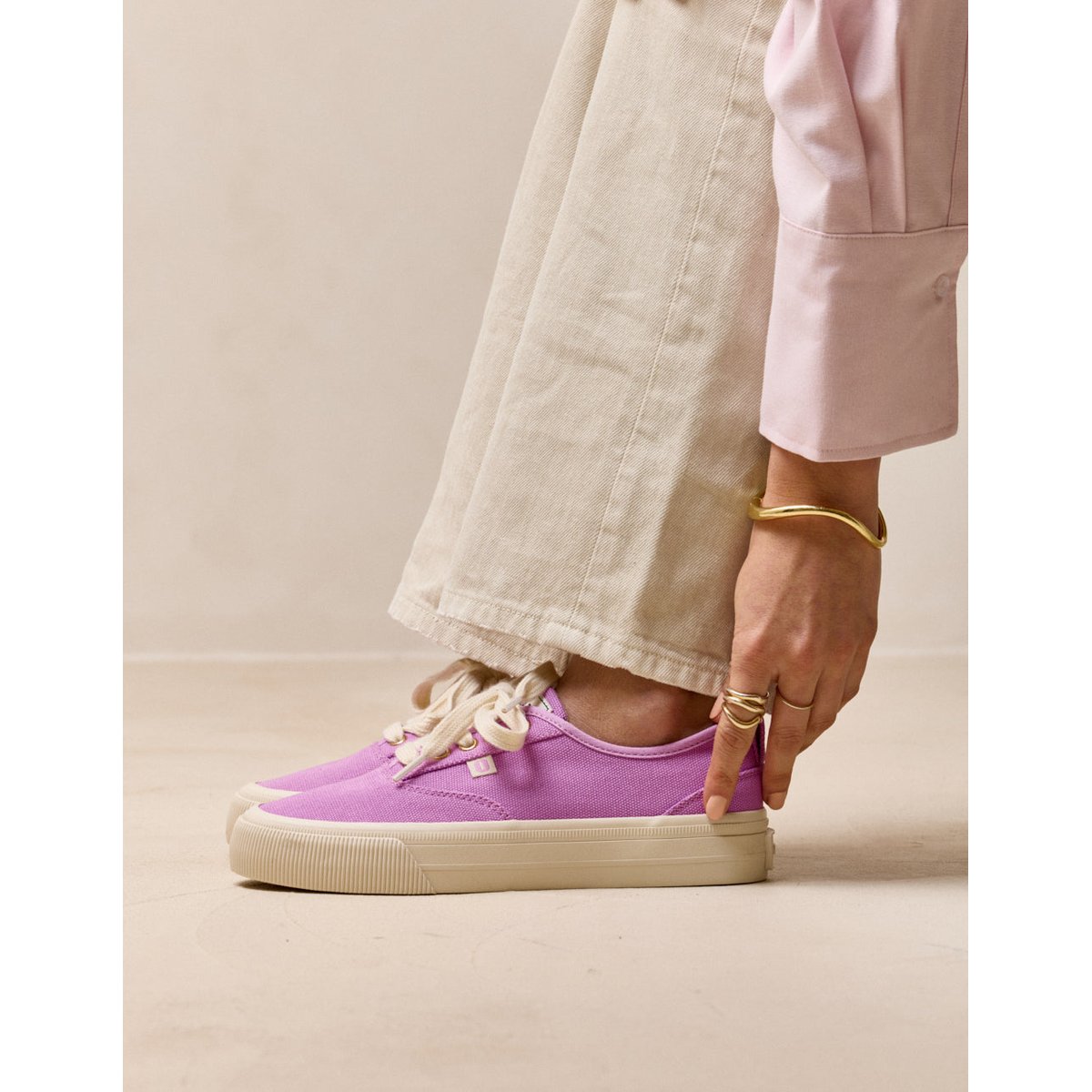 Baskets basses ASILA fuchsia, ODAJE